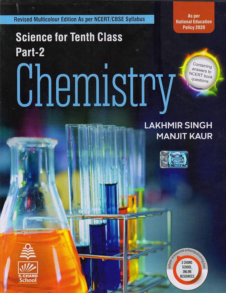 Schand Class 10 Chemistry cover